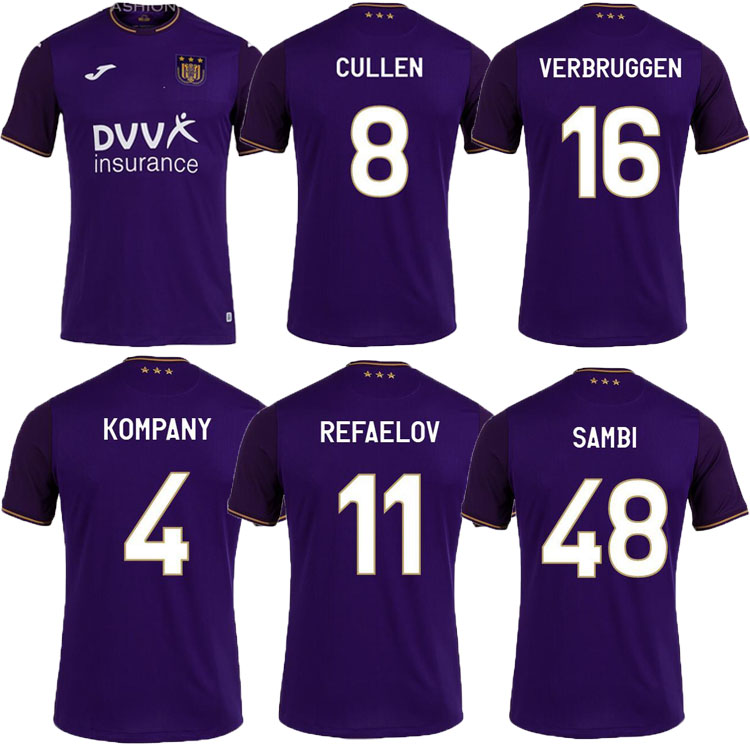 Royal Anderlecht 21 22 RSC Soccer Jersey KOMPANY 2021 2022 camiseta de fútbol HOEDT CULLEN VERBRUGGEN V.CROMBRUGGE DELCROIX FOOTBALL SHIRTS, Black;red
Royal Anderlecht 21 22 RSC Soccer Jersey KOMPANY 2021 2022 camiseta de fútbol HOEDT CULLEN VERBRUGGEN V.CROMBRUGGE DELCROIX FOOTBALL SHIRTS, Black;red