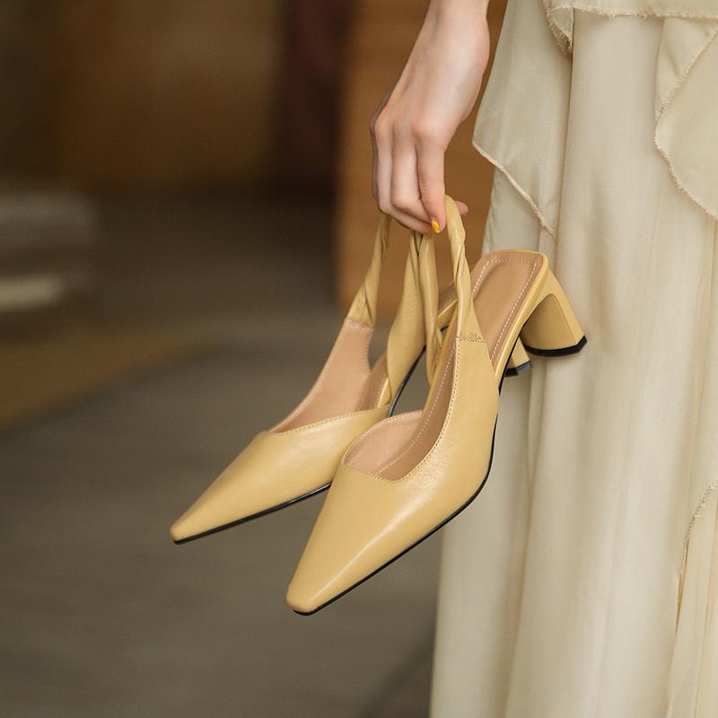 Women Sandals Natural Leather Pump 22-24.5cm Cowhide Upper Pigskin Lining Sheepskin Insoles 2021 Spring And Summer Products, Beige
Women Sandals Natural Leather Pump 22-24.5cm Cowhide Upper Pigskin Lining Sheepskin Insoles 2021 Spring And Summer Products, Beige
