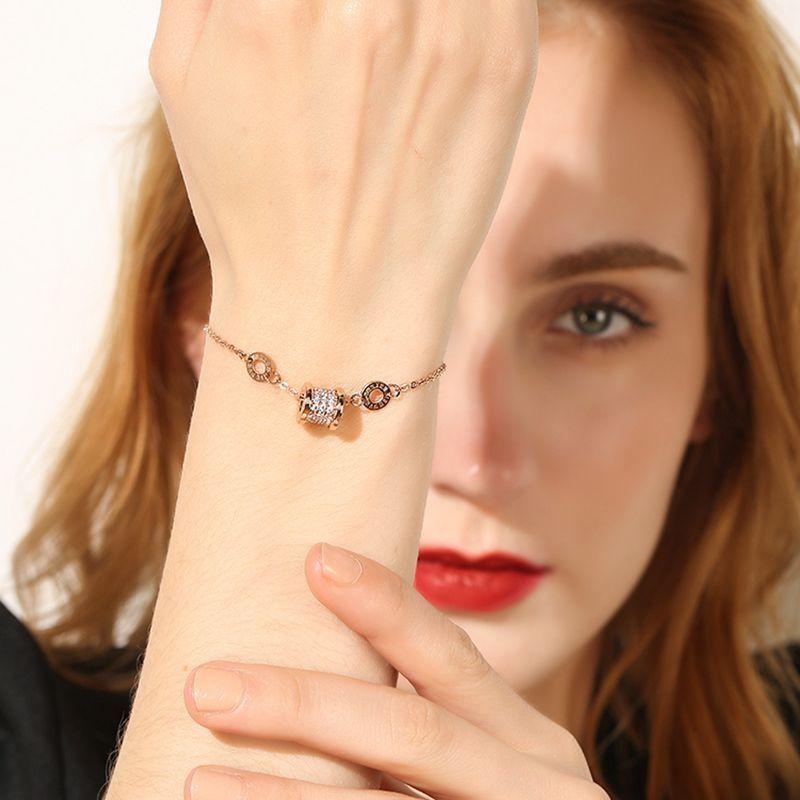 Link, Chain Find Me Simple Stylish Titanium Steel Roman Numerals Rhinestone Bracelet For Ladies Girls Girlfriends Jewelry Gifts
Link, Chain Find Me Simple Stylish Titanium Steel Roman Numerals Rhinestone Bracelet For Ladies Girls Girlfriends Jewelry Gifts