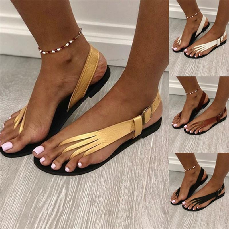 Summer sandals European and American style Slippers round toe ladies flip flops flat side large size fashion sandal 43, Color#1
Summer sandals European and American style Slippers round toe ladies flip flops flat side large size fashion sandal 43, Color#1