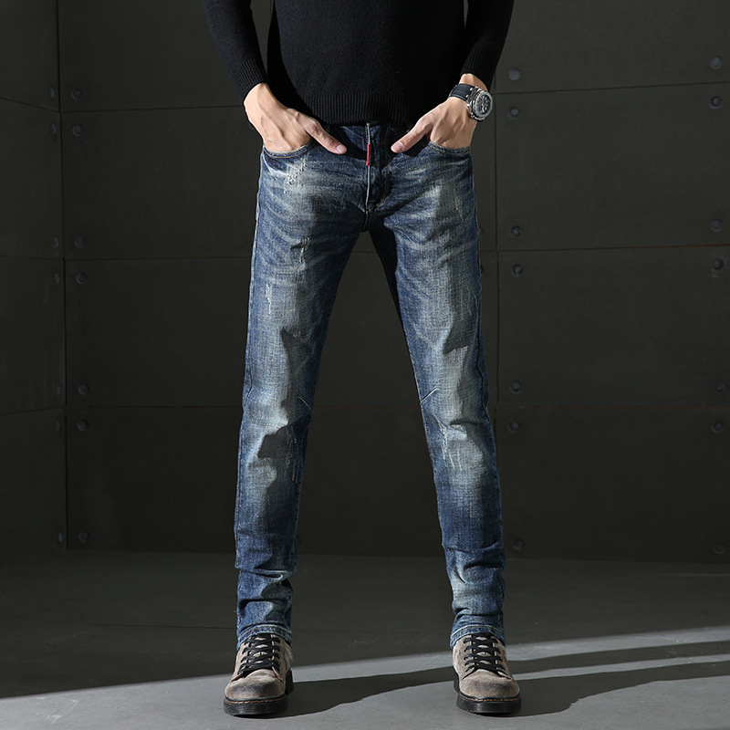 autumn and winter 2021 elastic casual jeans men's large size small straight thick nostalgic trend men, Blue
autumn and winter 2021 elastic casual jeans men's large size small straight thick nostalgic trend men, Blue