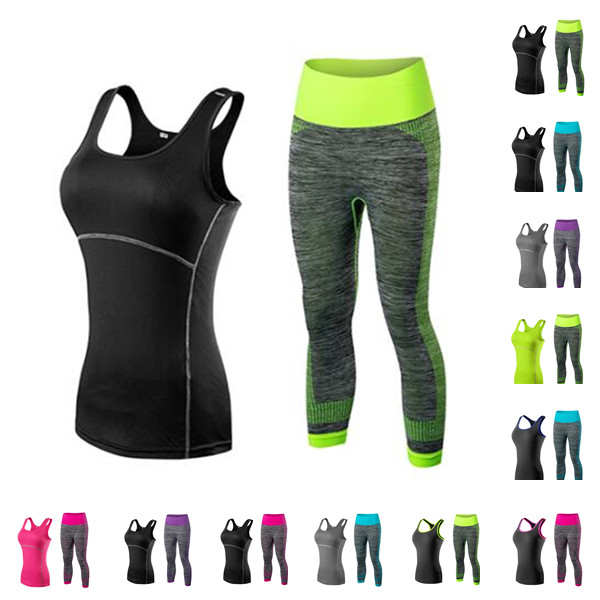 yuerlian outfit Ladies Sports Running Cropped Top 3/4 Leggings Gym Trainning Set Clothing workout fitness women yoga suit, White;red
yuerlian outfit Ladies Sports Running Cropped Top 3/4 Leggings Gym Trainning Set Clothing workout fitness women yoga suit, White;red