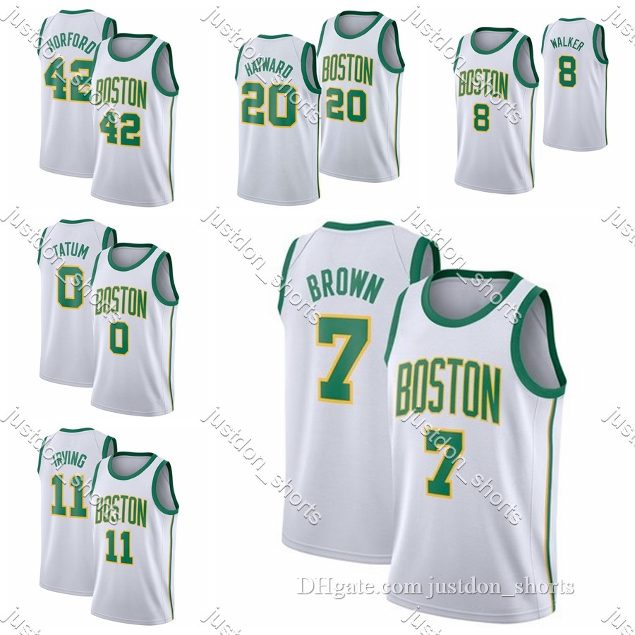 Mens Kyrie Irving 11 Jayson Tatum 0 Jaylen Brown 7 Kemba Walker 8 Al Horford 42 Customize City White Edition Hot Press Basketball Jerseys St, Black;red 
Mens Kyrie Irving 11 Jayson Tatum 0 Jaylen Brown 7 Kemba Walker 8 Al Horford 42 Customize City White Edition Hot Press Basketball Jerseys St, Black;red