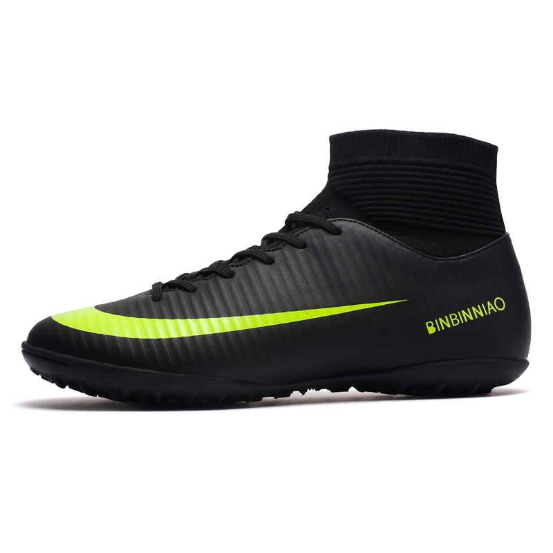 ZHENZU Turf Black Men Soccer Shoes Kids Cleats Training Football Boots High Ankle Sport Sneakers Size -45 Dropshipping 210619, 1819-1 black
ZHENZU Turf Black Men Soccer Shoes Kids Cleats Training Football Boots High Ankle Sport Sneakers Size -45 Dropshipping 210619, 1819-1 black