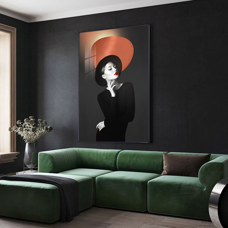 Modern Fashion Urban Woman Abstract Wall Art Canvas Painting Nordic Living Room Decorative Picture Posters and Prints Home Decor