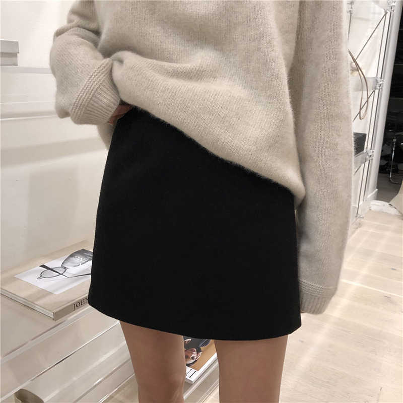 Autumn Winter Cashmere Sweater Women Fashion Round Neck Loose 100% Wool Batwing Sleeve Plus Size Pullover 211011Z