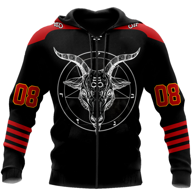 Men's Hoodies & Sweatshirts PLstar Cosmos 3Dprinted Est Hockey Custom Name Satan Gift Harajuku Streetwear Funny Unique Unisex Hoodies/Sweats