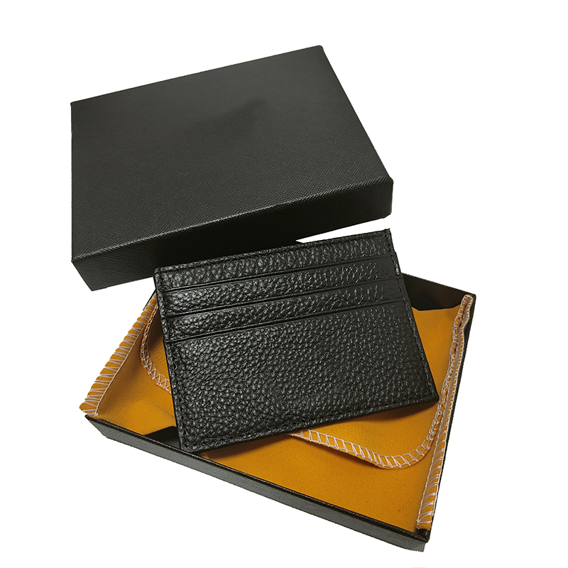 Mens Credit Card holders Soft Leather High Quality Mini Wallet 7 Slots Coin Pouch Ultra-thin Cash Clip purse with Dust Box
Mens Credit Card holders Soft Leather High Quality Mini Wallet 7 Slots Coin Pouch Ultra-thin Cash Clip purse with Dust Box