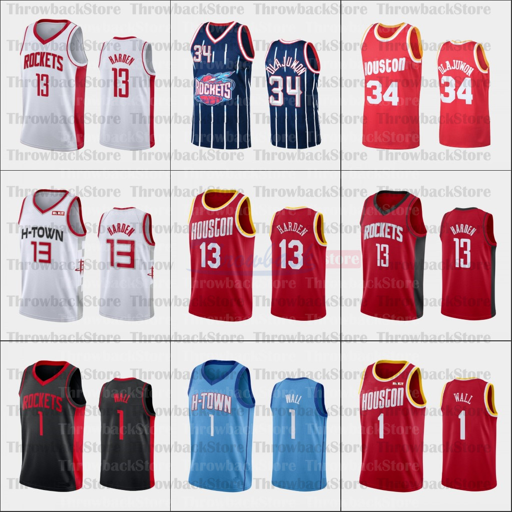 2021 new Basketball jersey John 1 Wall James 13 Harden Hakeem 34 Olajuwon Mesh Retro Men Women Youth white blue black, Black;red
2021 new Basketball jersey John 1 Wall James 13 Harden Hakeem 34 Olajuwon Mesh Retro Men Women Youth white blue black, Black;red