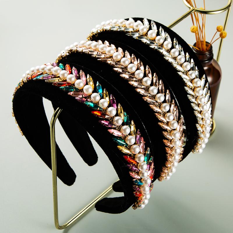 Hair Clips & Barrettes Vintage Baroque Multi Color Crystal Leaf Headband For Woman Elegant Simulated Pearl Hairband Wedding Party Accessory
Hair Clips & Barrettes Vintage Baroque Multi Color Crystal Leaf Headband For Woman Elegant Simulated Pearl Hairband Wedding Party Accessory