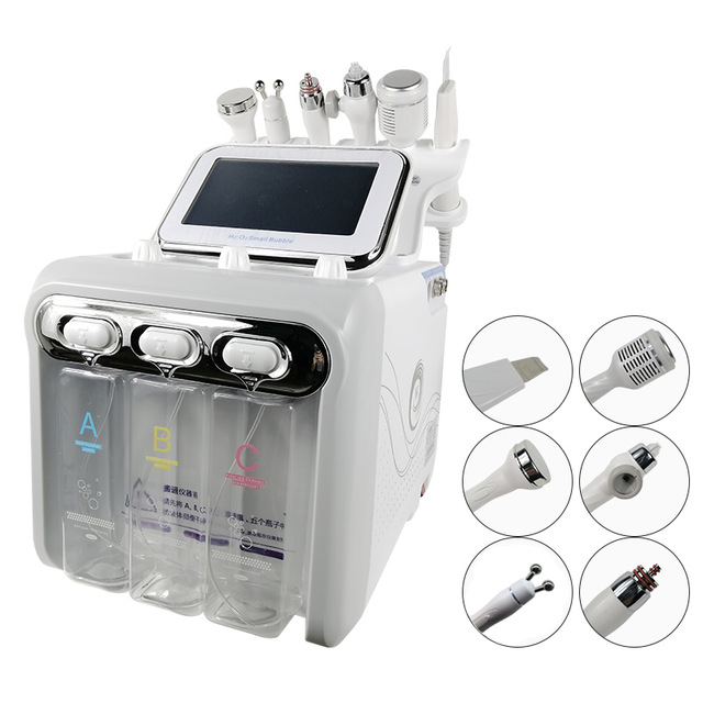 6 in 1 Diamond Water Spray Hydro Dermabrasion Skin Scrubber Lifting Spa Facial Microdermabrasion Multifunctional Beauty Machine
6 in 1 Diamond Water Spray Hydro Dermabrasion Skin Scrubber Lifting Spa Facial Microdermabrasion Multifunctional Beauty Machine