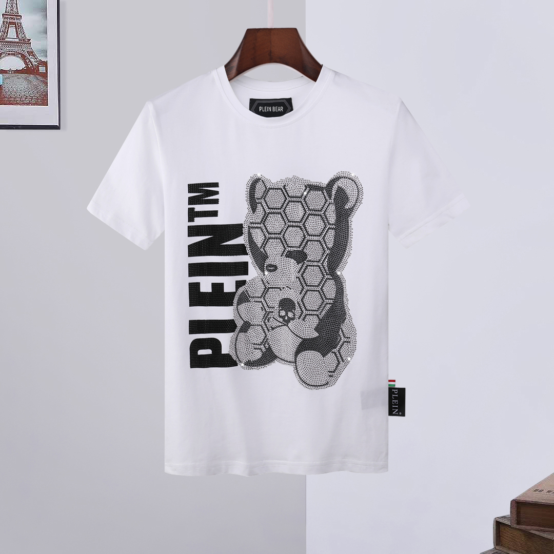 PLEIN BEAR T SHIRT Mens Designer Tshirts Rhinestone Skull Men T-shirts Classical High Quality Hip Hop Streetwear Tshirt Casual Top Tees PB 16234, Black
PLEIN BEAR T SHIRT Mens Designer Tshirts Rhinestone Skull Men T-shirts Classical High Quality Hip Hop Streetwear Tshirt Casual Top Tees PB 16234, Black