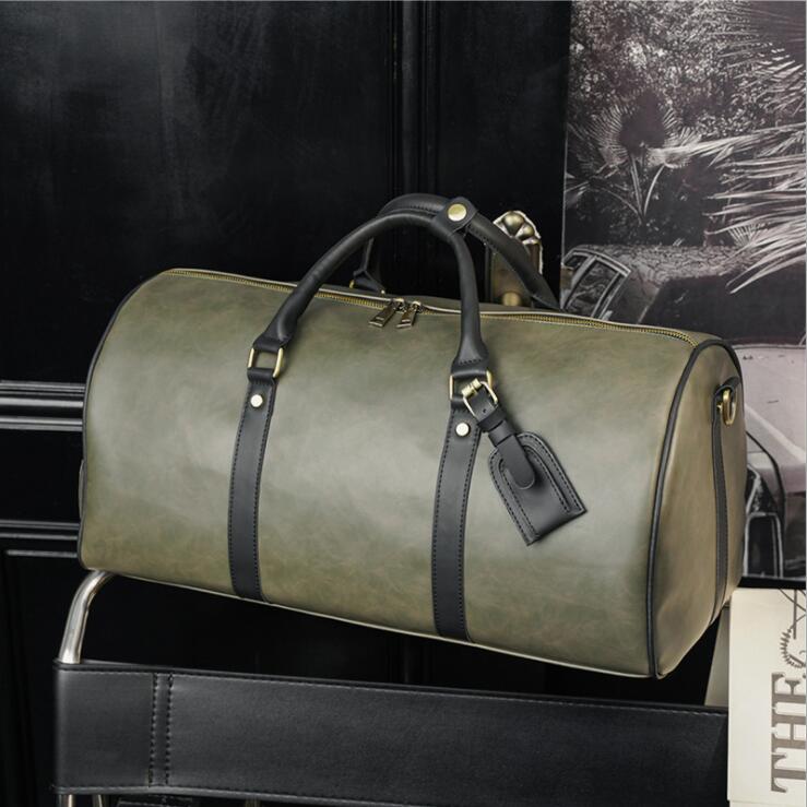 men shoulder bag daily leisure plaid handbags street personality contrast leather backpacks outdoor sports fitness wet and dry separation fashion handbag, Black2
men shoulder bag daily leisure plaid handbags street personality contrast leather backpacks outdoor sports fitness wet and dry separation fashion handbag, Black2