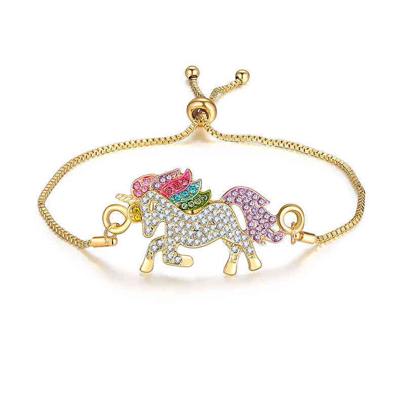 Fashion Women Captivate Colored Pony Bracelet Classic Unicorn Adjustable Bangle for Girls Friend Gift
Fashion Women Captivate Colored Pony Bracelet Classic Unicorn Adjustable Bangle for Girls Friend Gift