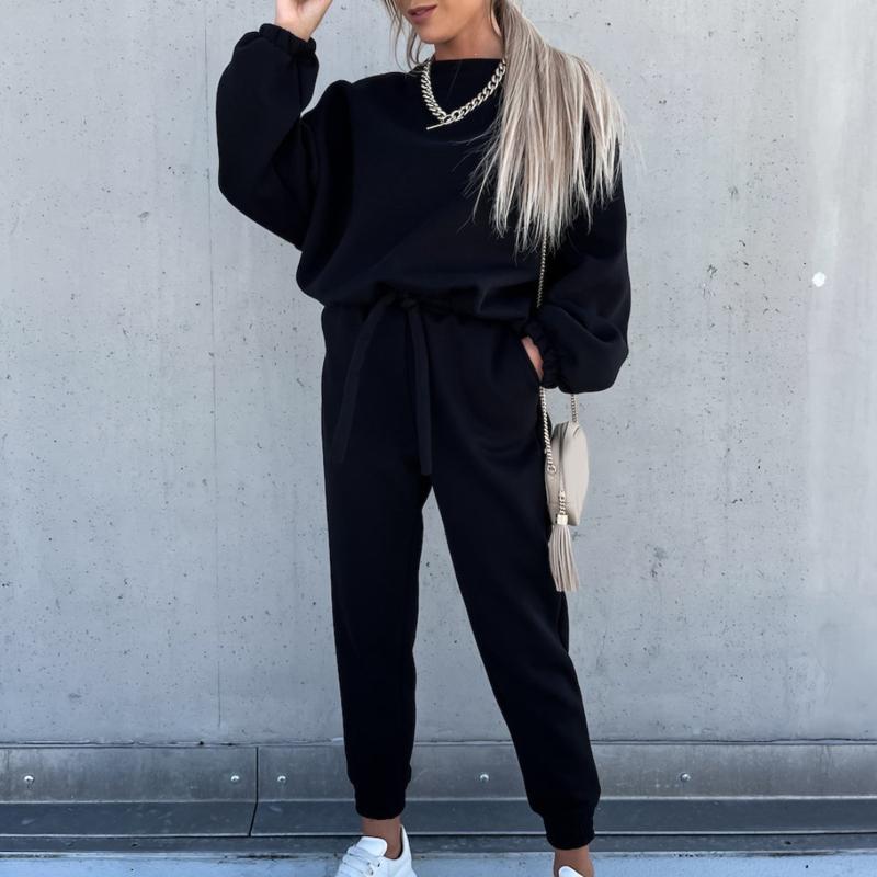 Women's Two Piece Pants Tracksuit Autumn And Winter Fashionable Solid Color Pullover Sweatshirt +pants Casual Set Hip- Streetwear, White
Women's Two Piece Pants Tracksuit Autumn And Winter Fashionable Solid Color Pullover Sweatshirt +pants Casual Set Hip- Streetwear, White