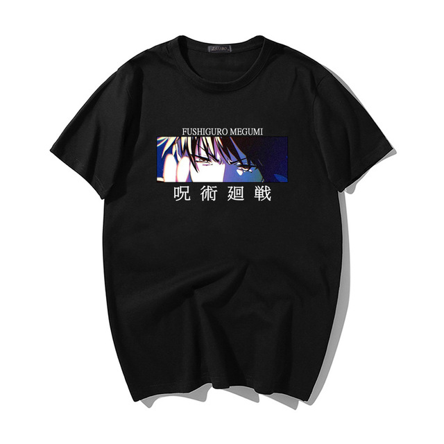 Fashion Anime Clothes Graphic Printing Jujutsu Kaisen Tee Japanese Vintage Manga Tops Men Women Hip hop Cartoon Fushiguro Megumi T Shirt, White;black
Fashion Anime Clothes Graphic Printing Jujutsu Kaisen Tee Japanese Vintage Manga Tops Men Women Hip hop Cartoon Fushiguro Megumi T Shirt, White;black