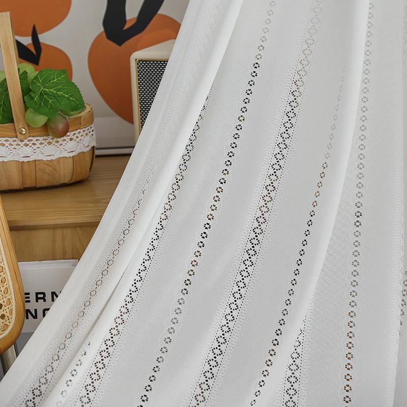 Curtain & Drapes Japanese UV Protective White Tulle Curtains For Living Room Transparent Striped Hollow Vertical Window Sheer Custom #4
Curtain & Drapes Japanese UV Protective White Tulle Curtains For Living Room Transparent Striped Hollow Vertical Window Sheer Custom #4