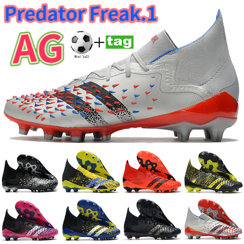 High Quality Predator Freak.1 AG mens football shoes boots men soccer cleats low black white Bright yellow silver Meteorite Pack solar red sneakers trainers, Bubble wrap packaging
High Quality Predator Freak.1 AG mens football shoes boots men soccer cleats low black white Bright yellow silver Meteorite Pack solar red sneakers trainers, Bubble wrap packaging