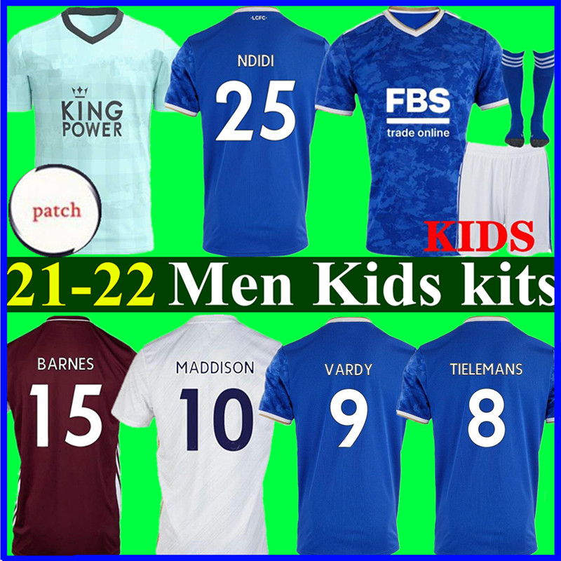 21 22 Leicester soccer jerseys 2021 CiTy lcfc jersey VARDY MADDISON TIELEMANS NDIDI CHILWELL PEREIRA Söyüncü Castagne Iheanacho 2022 men shirt kids kit football kits, Colour 3
21 22 Leicester soccer jerseys 2021 CiTy lcfc jersey VARDY MADDISON TIELEMANS NDIDI CHILWELL PEREIRA Söyüncü Castagne Iheanacho 2022 men shirt kids kit football kits, Colour 3