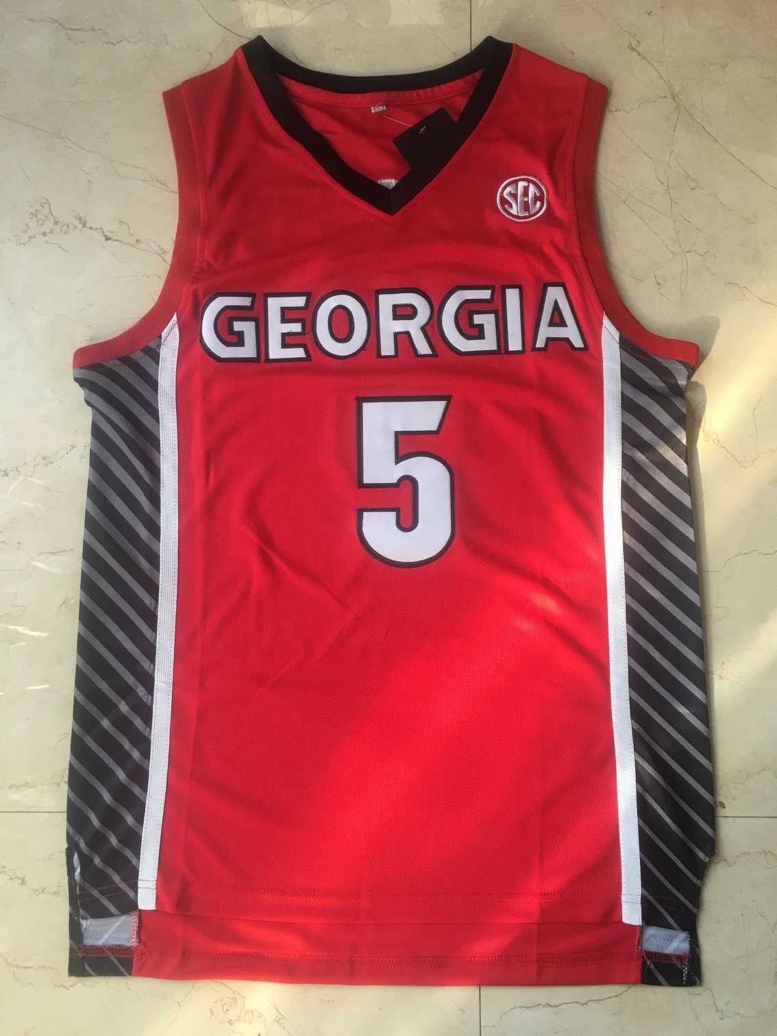 Georgia Bulldogs #5 Anthony Edwards College Basketball Jerseys Men's Stitched Top Quality Jersey, Black
Georgia Bulldogs #5 Anthony Edwards College Basketball Jerseys Men's Stitched Top Quality Jersey, Black