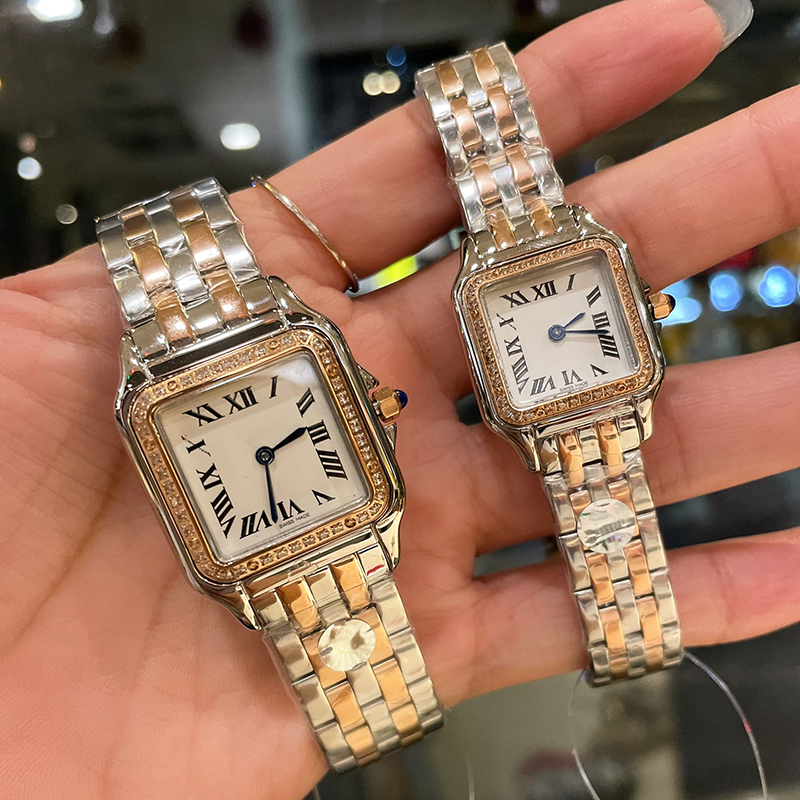 Men Watches Quartz Watch 27 or 22mm Diamond Bezel Waterproof Fashion Business Wristwatches Montre De Luxe Couple Gifts
Men Watches Quartz Watch 27 or 22mm Diamond Bezel Waterproof Fashion Business Wristwatches Montre De Luxe Couple Gifts