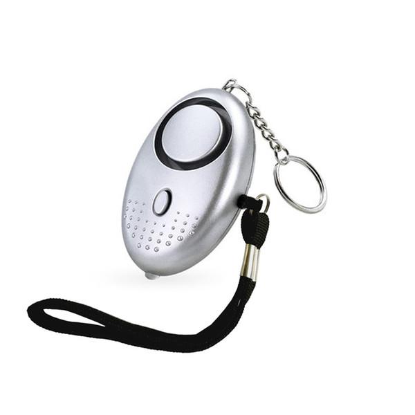 DHL 130db Egg Shape Self Defense Alarm Girl Women Security Protect Alert Personal Safety Scream Loud Keychain Alarms Gift