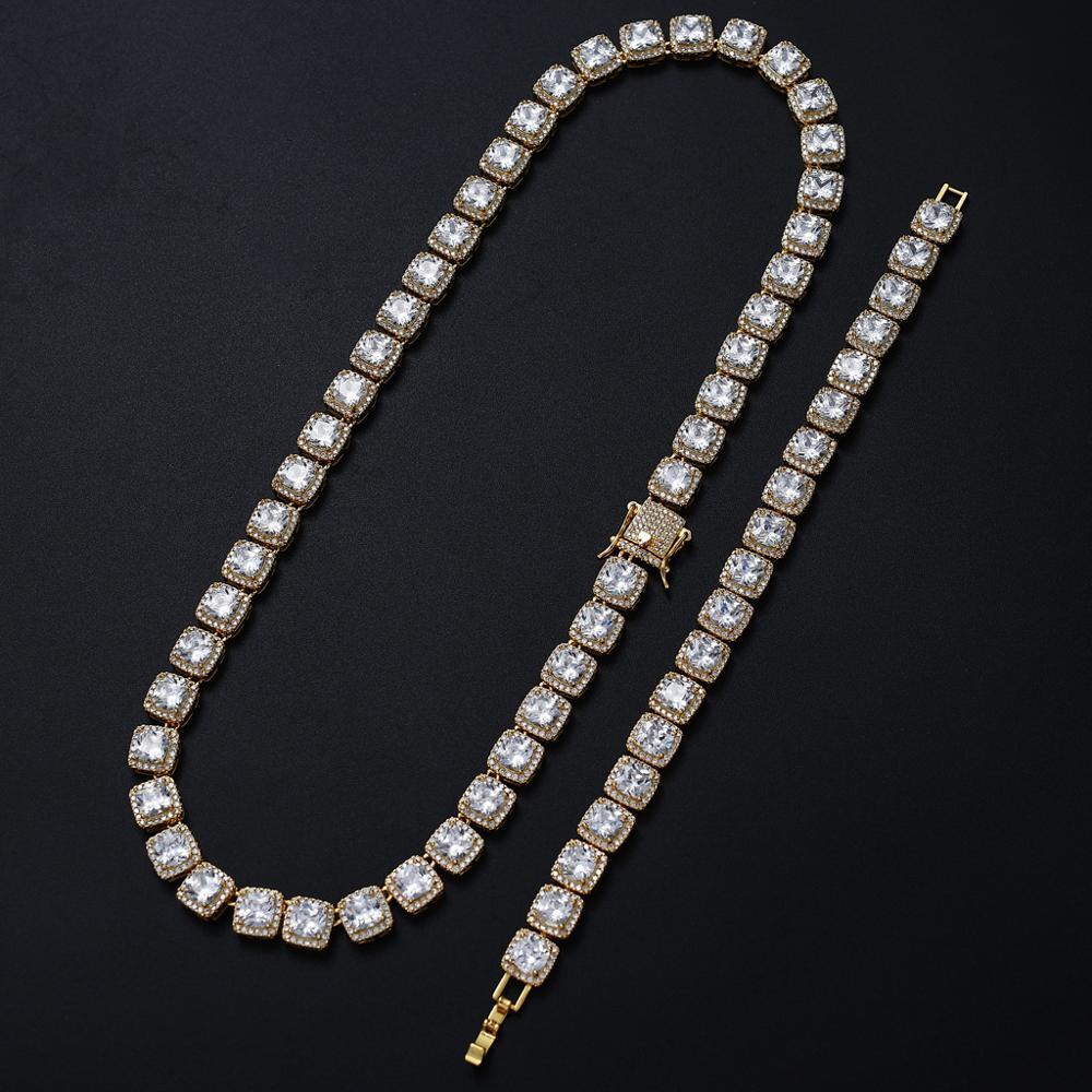 Drop Shipping 10mm Iced Out Full Cubic Zircon Tennis Chain Necklace Gold Silver Color Hip Hop Jewelry Missivy Store X0509
Drop Shipping 10mm Iced Out Full Cubic Zircon Tennis Chain Necklace Gold Silver Color Hip Hop Jewelry Missivy Store X0509