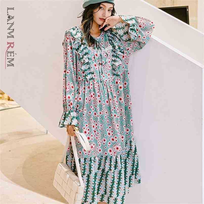 Women Big Size Printing Mid-long Ruffles Dress Round Neck Long Sleeve Loose Fit Fashion Spring Autumn 2E1569 210526
Women Big Size Printing Mid-long Ruffles Dress Round Neck Long Sleeve Loose Fit Fashion Spring Autumn 2E1569 210526
