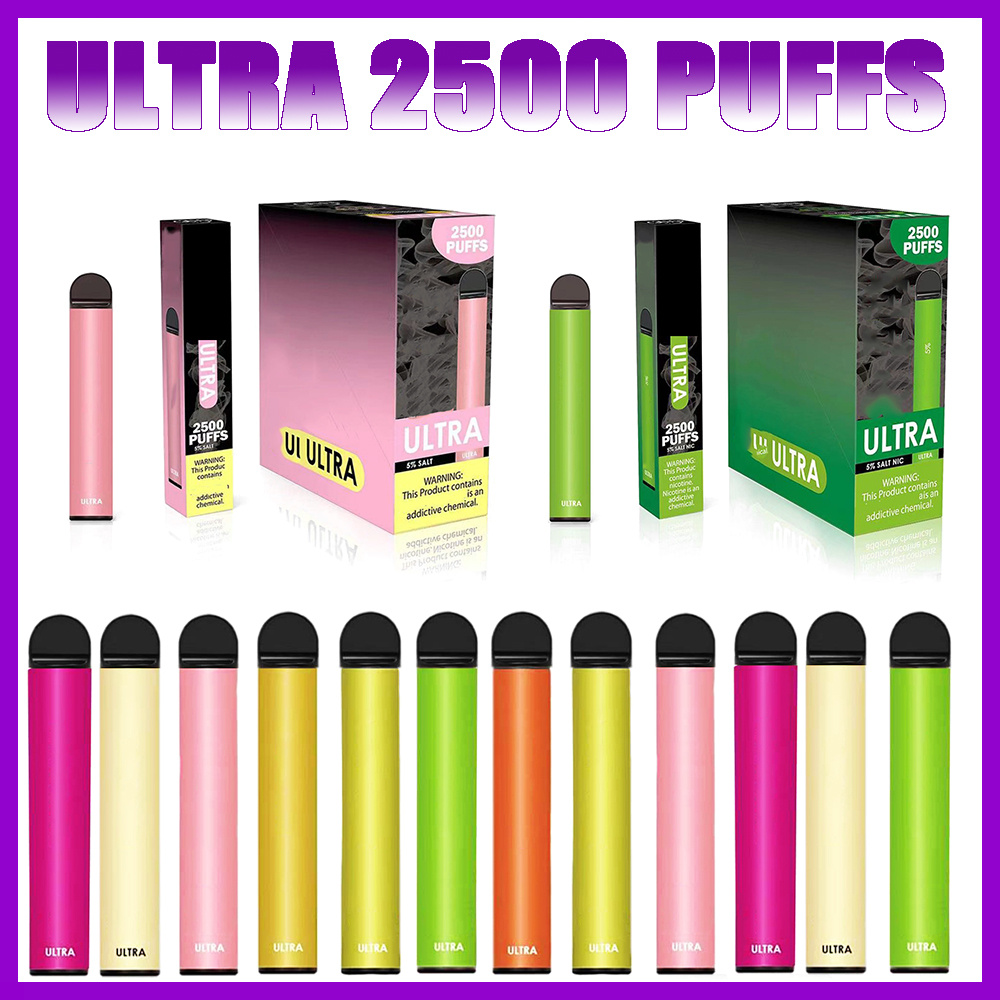 ULTRA Disposable Vape Pen Kit cigarette 850mAh Battery 1500 2500Puffs Pre-Filled Pods Cartridges Vapors Device e Cigs Vaporizers Kits puff bar plus lux
ULTRA Disposable Vape Pen Kit cigarette 850mAh Battery 1500 2500Puffs Pre-Filled Pods Cartridges Vapors Device e Cigs Vaporizers Kits puff bar plus lux