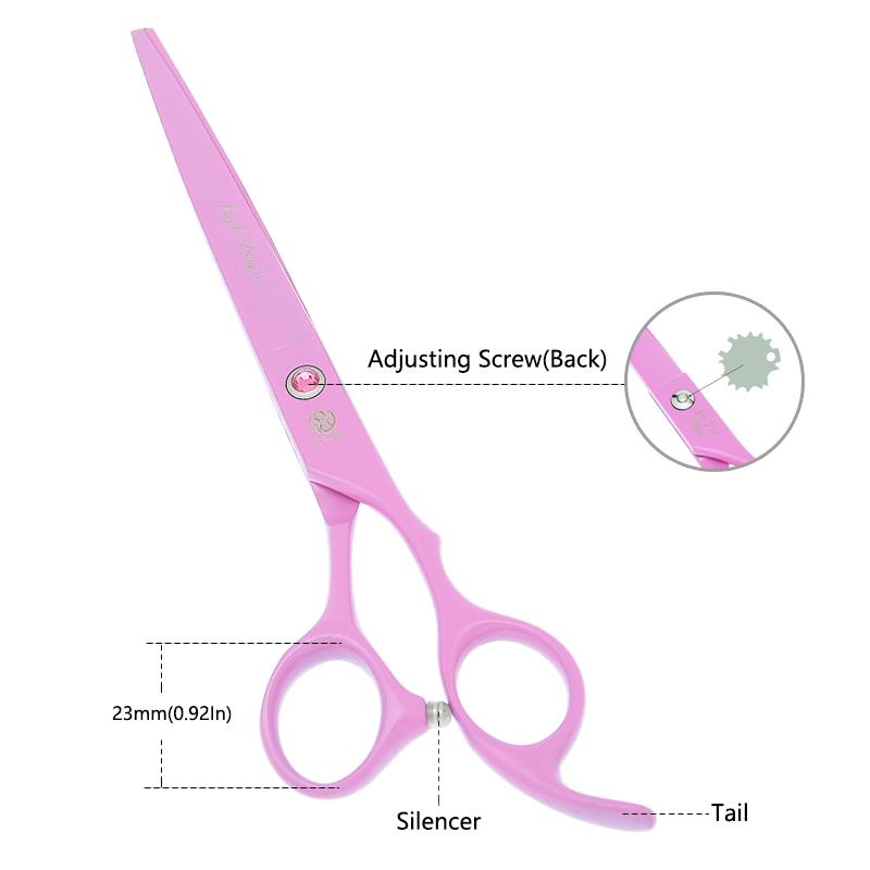 Hair Scissors Purple Dragon 7 Inch Professional Pet Grooming Shears Japan Steel Dogs Cutting Thinning Cat Clippers B0037B