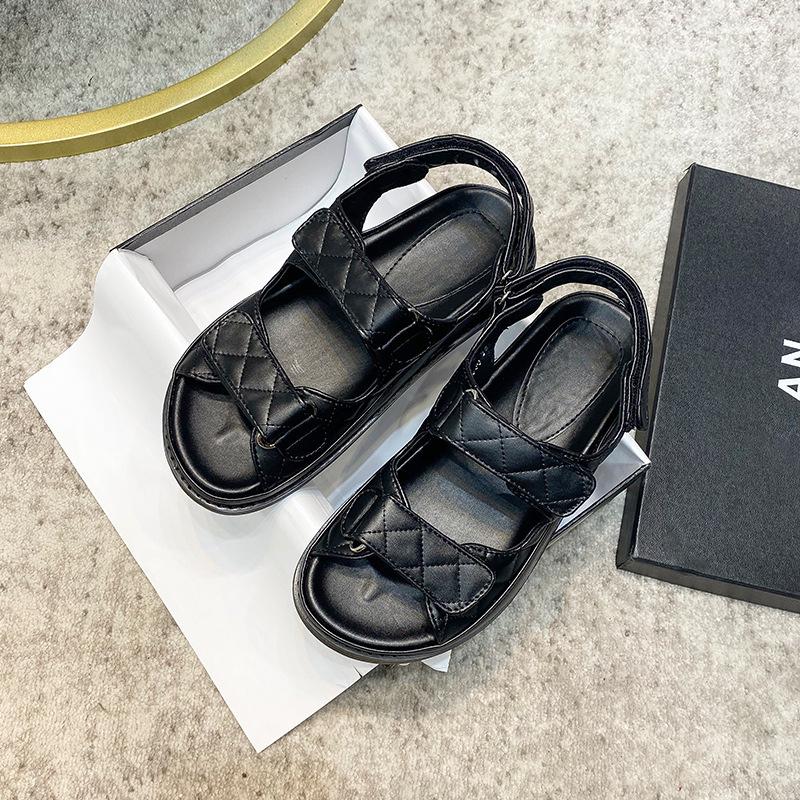 Sandals Plus Size 43 High Quality Summer Fashion Leather Women's Female Flats For Rome Platform Women 2021, Black
Sandals Plus Size 43 High Quality Summer Fashion Leather Women's Female Flats For Rome Platform Women 2021, Black