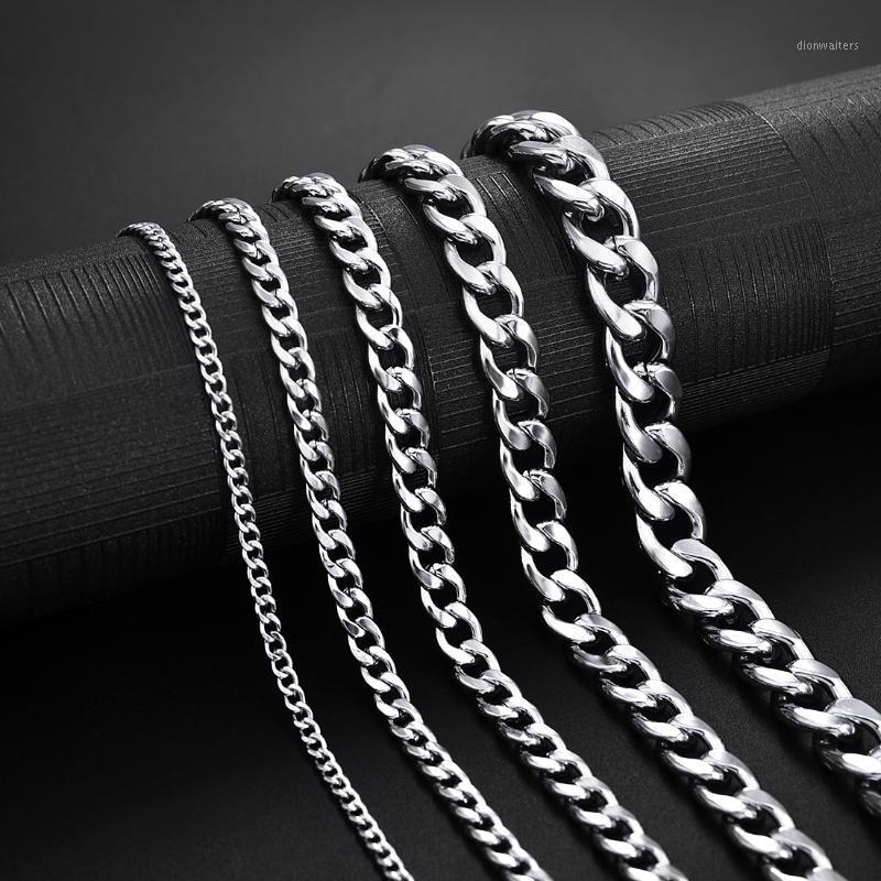 Stainless Steel Chains 50/55/60cm Men Women Necklace Black Gold Silver Color Punk Choker Fashion Male Jewelry Gifts 3/5/7/9/11mm
Stainless Steel Chains 50/55/60cm Men Women Necklace Black Gold Silver Color Punk Choker Fashion Male Jewelry Gifts 3/5/7/9/11mm