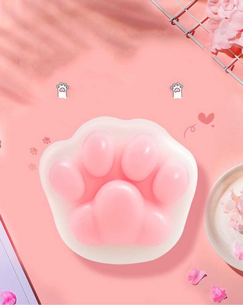 Cute Cat Claw Acarid Soaps Acne Oil Control Blackhead Remove Wash Bath Essential Oil's Handmade Soap Jabon Hecho A Mano
