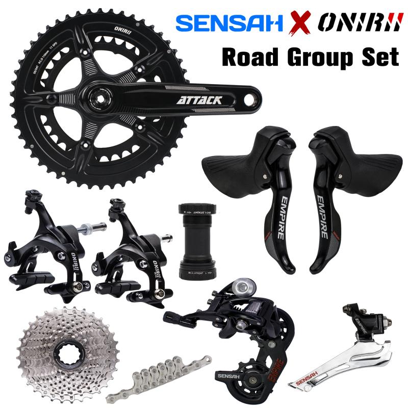 Bike Derailleurs SENSAH EMPIRE 2x11 Speed 22s Road Bicycle Groupset Shifter Rear ONIRII Crank Cassette Chain For 5800 R7000
Bike Derailleurs SENSAH EMPIRE 2x11 Speed 22s Road Bicycle Groupset Shifter Rear ONIRII Crank Cassette Chain For 5800 R7000