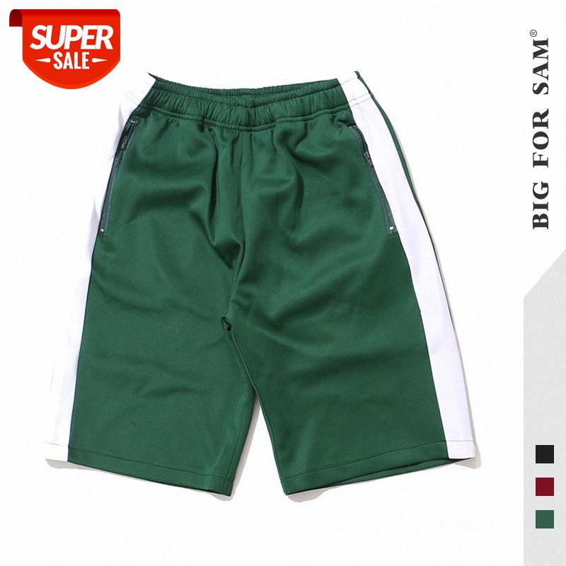 men's shorts stitching contrast color white striped sports casual pants #Dz2t, Black
men's shorts stitching contrast color white striped sports casual pants #Dz2t, Black