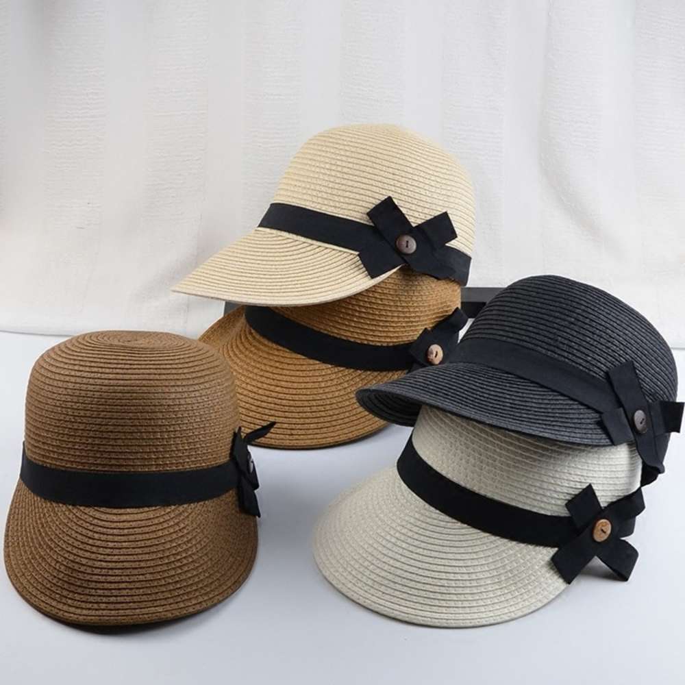 Sun hat sunshade Beach hat women's outdoor travel summer straw comfortable cap, Blue;gray
Sun hat sunshade Beach hat women's outdoor travel summer straw comfortable cap, Blue;gray
