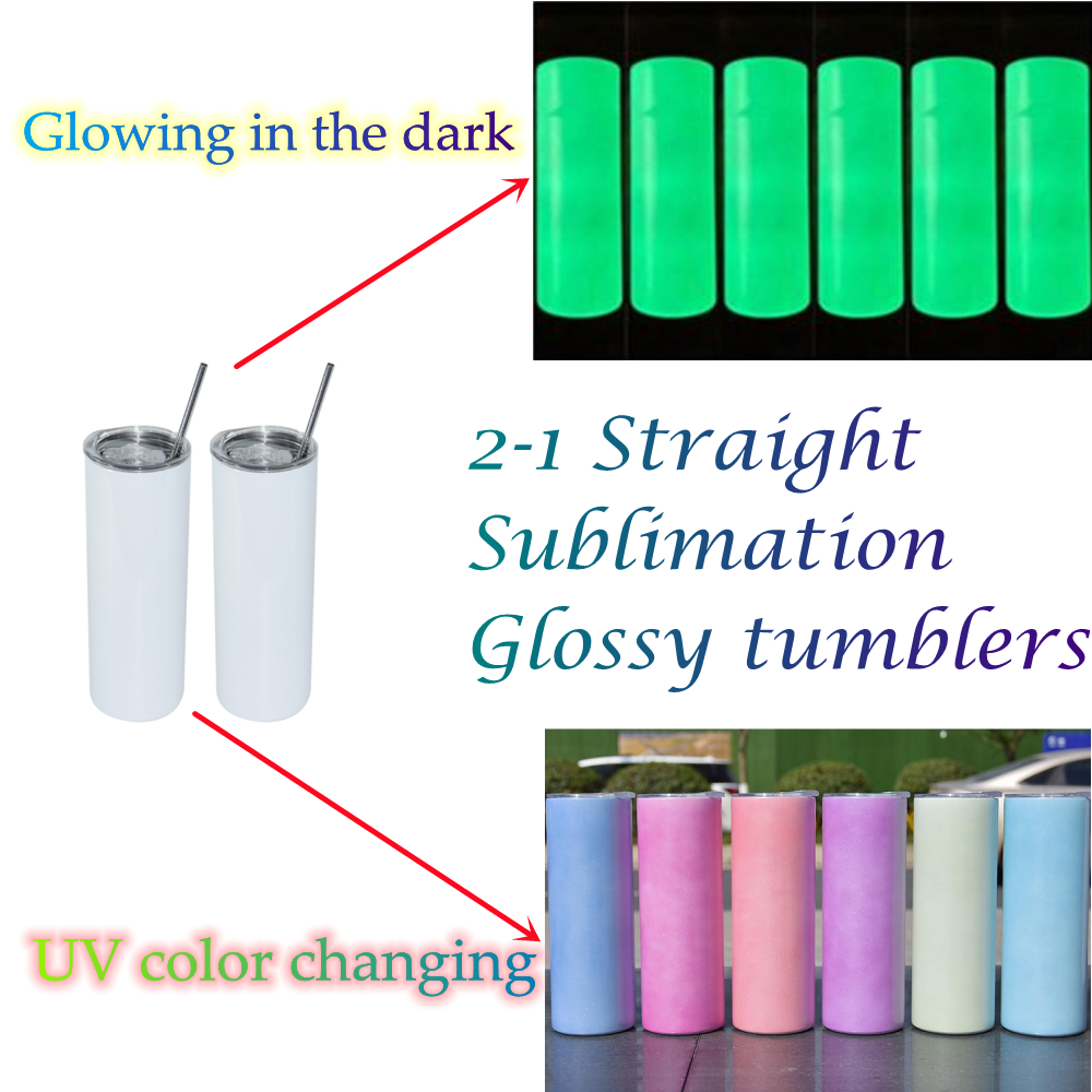 20oz Sublimation straight Tumblers UV Color Changing & glowing in dark 2-in-1 Glossy tumbler Stainless Steel DIY Blank cups Water Double Wall Insulated Travel Bottle, Uv & glowing
20oz Sublimation straight Tumblers UV Color Changing & glowing in dark 2-in-1 Glossy tumbler Stainless Steel DIY Blank cups Water Double Wall Insulated Travel Bottle, Uv & glowing