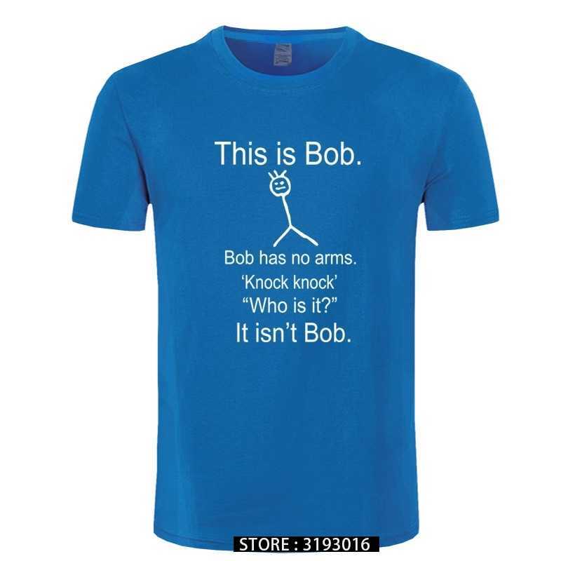 Men's 3D Tee Shirt This Is Bob KNOCK FUNNY JOKE Unisex T-shirt Graphic Gothic Mens Clothing Christmas Day Tshirt 210629