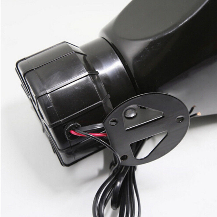 7-Sound Loud Car Warning Alarm Speaker Police Fire Siren Air Horn Bugle PA 12V Sound Signal Megaphone for Truck Van Auto Motorcycle