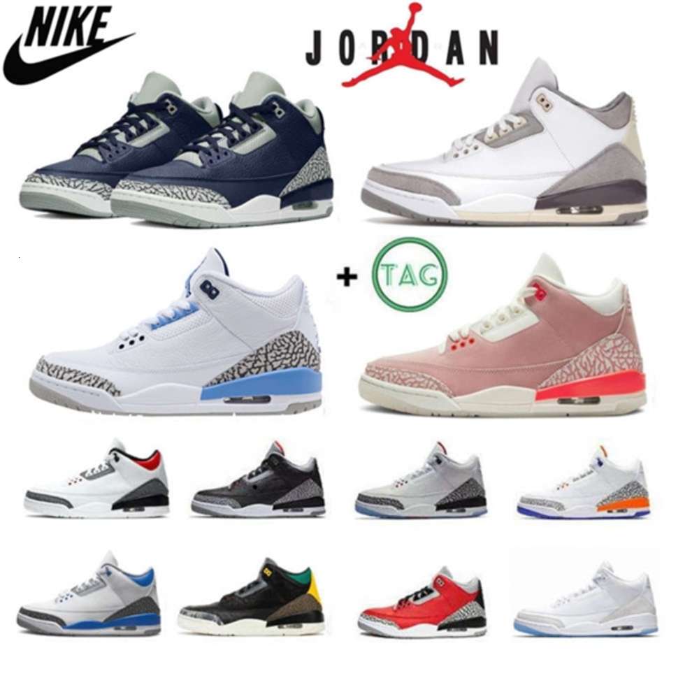 High Quality Mens 3 Basketball Shoes 3s Womens Rust Pink Racer Blue UNC Midnight Navy Georgetown Black Cement s Happysportsstore
High Quality Mens 3 Basketball Shoes 3s Womens Rust Pink Racer Blue UNC Midnight Navy Georgetown Black Cement s Happysportsstore