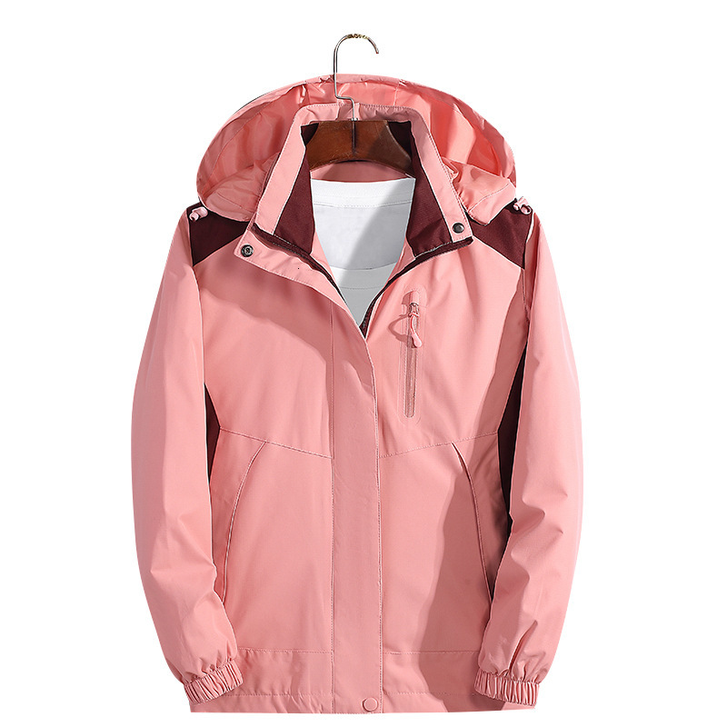 Men's and women's thin assault jacket hooded outdoor windproof waterproof group purchase printing, X1856 female pink
Men's and women's thin assault jacket hooded outdoor windproof waterproof group purchase printing, X1856 female pink
