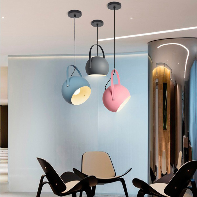 Modern LED Pendant Lamps colourful Dining-room Restaurant Chandelier E27 electric Wire Home Decration Lighting fixtures
