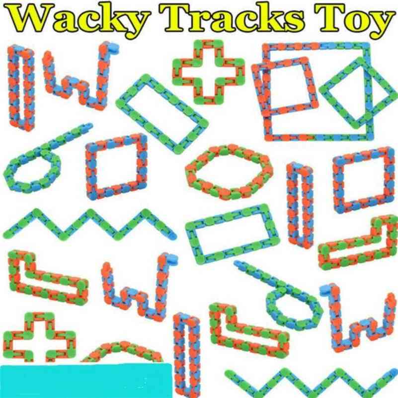 8 Colors Wacky Tracks Snap and Click Snake Puzzle Sensory Fidget Toys Fingers Busy Toy Anxiety Stress Relief ADHD Needs Educational Tool Gifts H415UOL
8 Colors Wacky Tracks Snap and Click Snake Puzzle Sensory Fidget Toys Fingers Busy Toy Anxiety Stress Relief ADHD Needs Educational Tool Gifts H415UOL