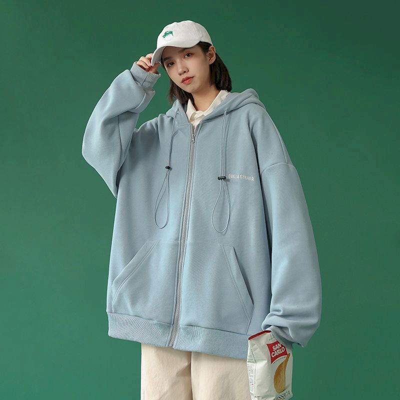 women's jackets zipper loose sweater jacket trendy women plus velvet thicken new spring autumn sports casual cardigan hooded elast, Black;brown
women's jackets zipper loose sweater jacket trendy women plus velvet thicken new spring autumn sports casual cardigan hooded elast, Black;brown