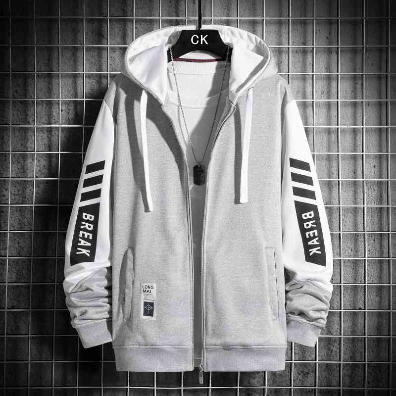 sweater spring new Hooded Jacket Suit men's Korean fashion youth autumn clothes, Black
sweater spring new Hooded Jacket Suit men's Korean fashion youth autumn clothes, Black
