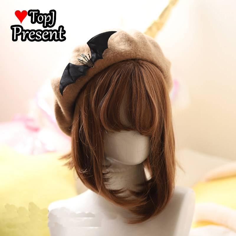 Autumn And Winter Dark Style Beret Gothic Lolita Sophistication Bat Wing With Skeleton Hand Berets, Khaki
Autumn And Winter Dark Style Beret Gothic Lolita Sophistication Bat Wing With Skeleton Hand Berets, Khaki