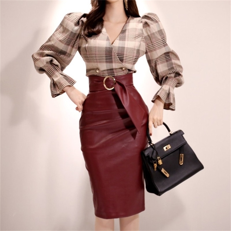 Korea fashion 2 Pieces Suits Women Autumn Plaid Printed Suede Fashion Work Sheath Bodycon Pencil Skirt Office Set 210519, Picture color
Korea fashion 2 Pieces Suits Women Autumn Plaid Printed Suede Fashion Work Sheath Bodycon Pencil Skirt Office Set 210519, Picture color