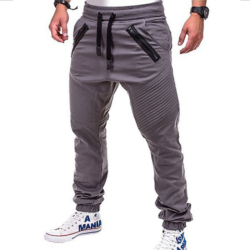 Zipper Hip Hop Breathable Men's Pants Sports trousers Trend Casual Slim Jogging Pencil pant
Zipper Hip Hop Breathable Men's Pants Sports trousers Trend Casual Slim Jogging Pencil pant
