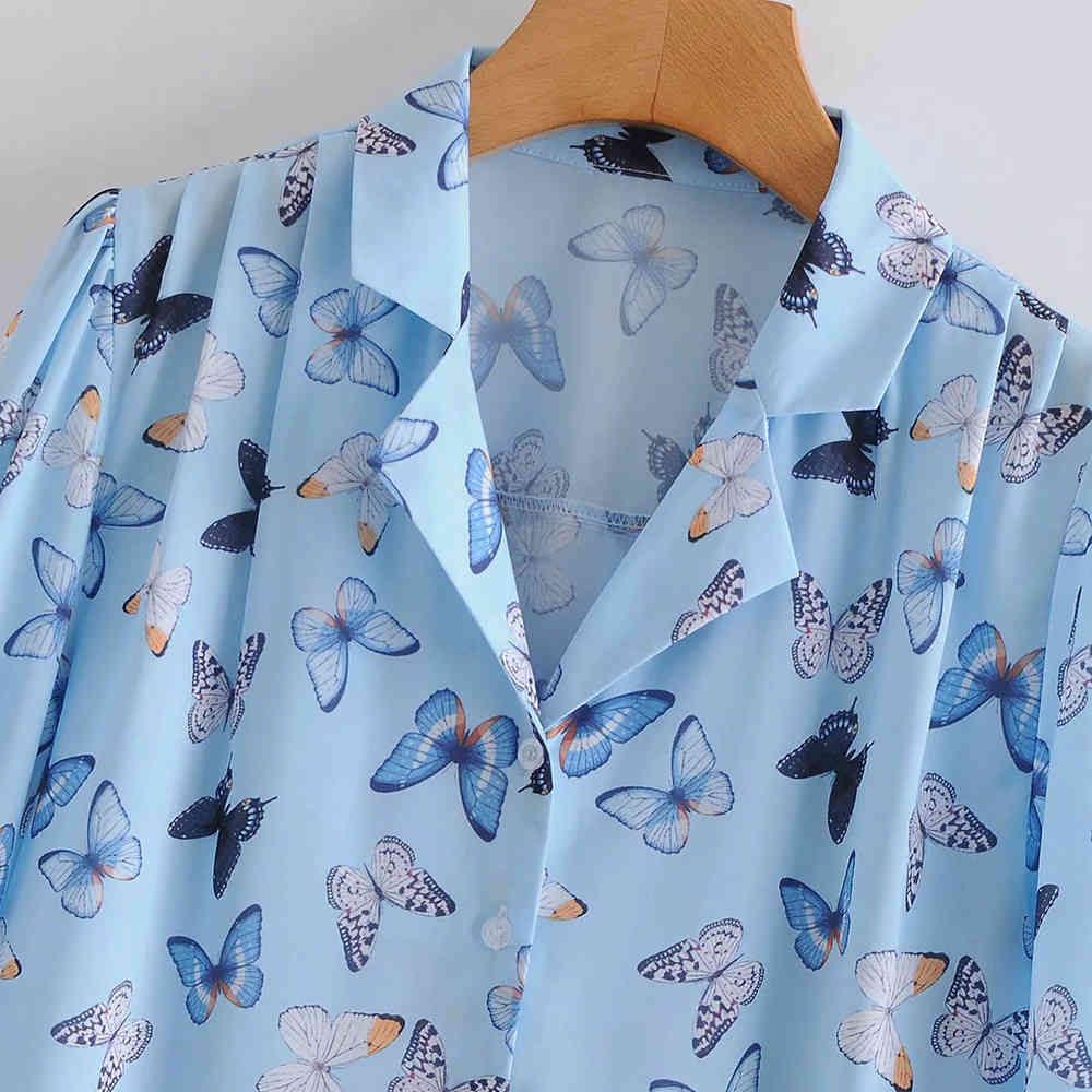 Vintage Chic Women Blouse Stylish Elegant Ladies Lapel Collar Long Sleeve Shirts Casual Blusas Mujer 210520