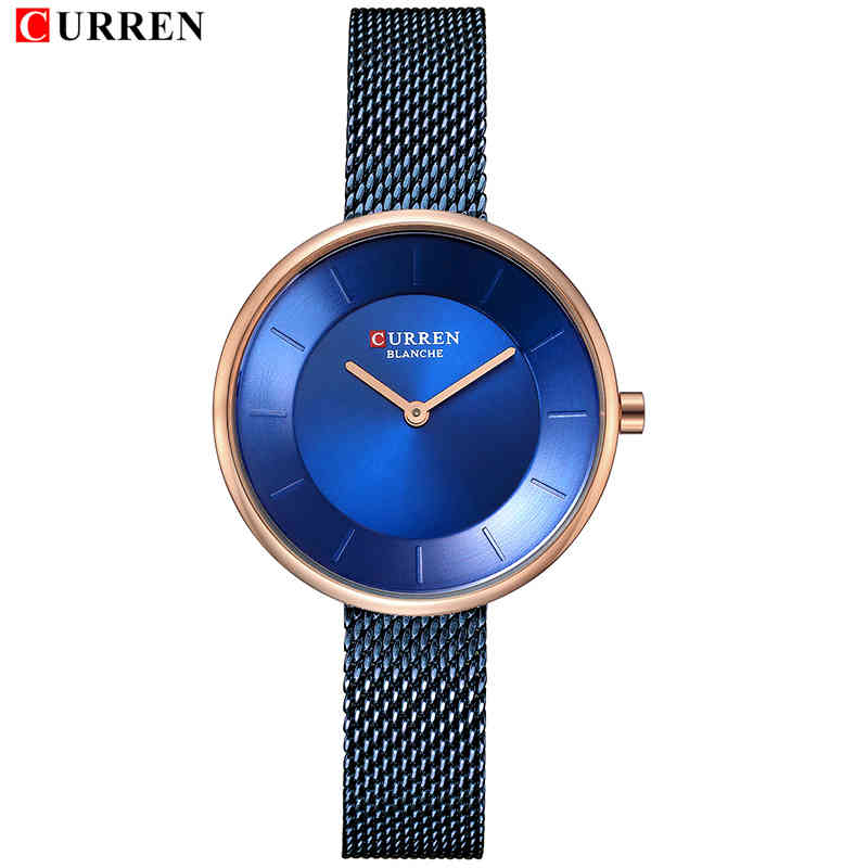 CURREN Watch Women Fashion Stainless Steel Ladies Watch Luxury Dress Women's Watches Waterproof Analog Clock For Girl 210517, Black 
CURREN Watch Women Fashion Stainless Steel Ladies Watch Luxury Dress Women's Watches Waterproof Analog Clock For Girl 210517, Black